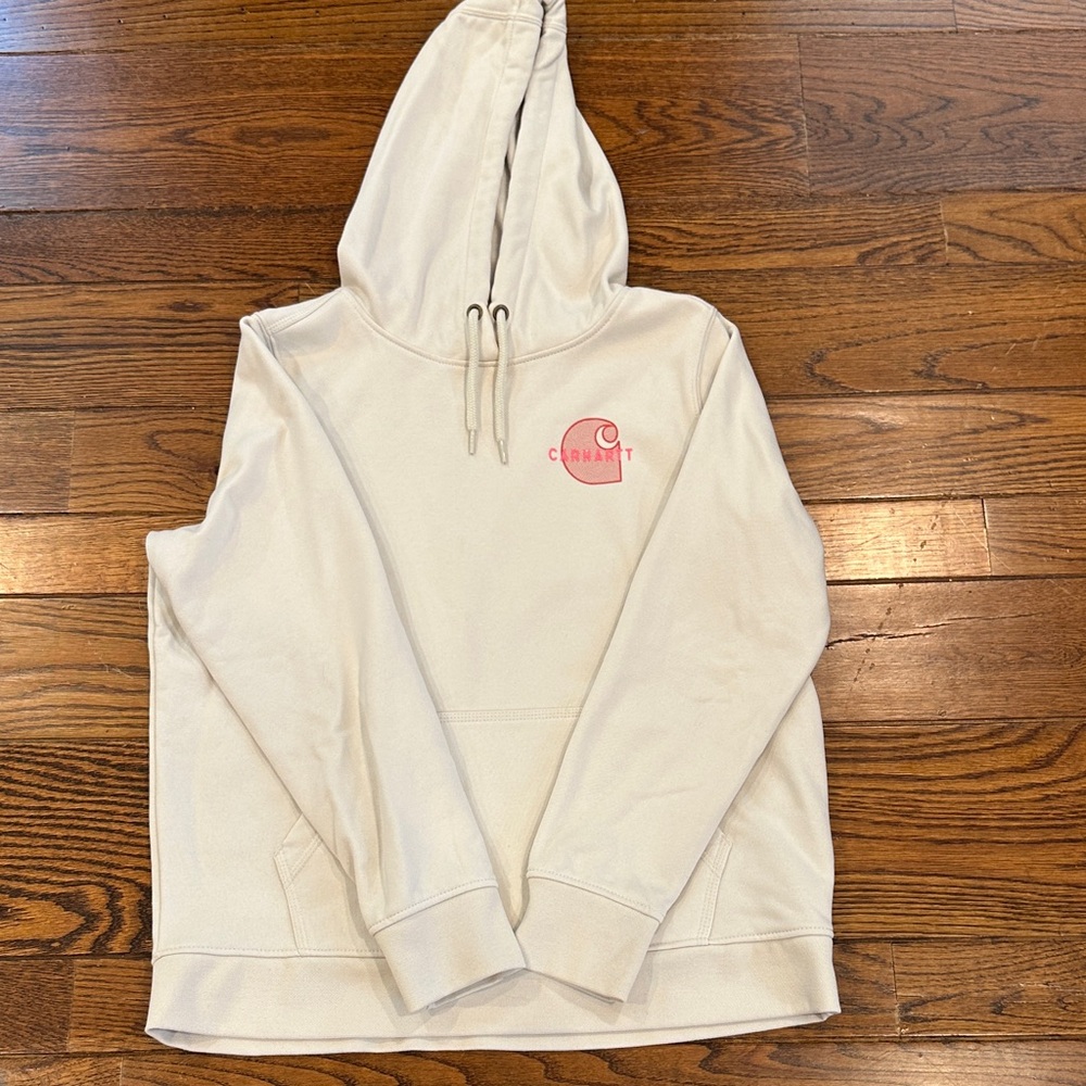 Carhartt Hoodie with Pink Logo